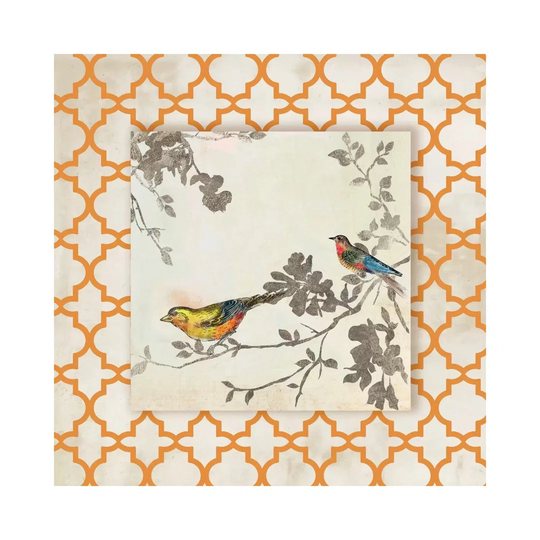 Audubon Tile IV by Asia Jensen - Wrapped Canvas Graphic Art