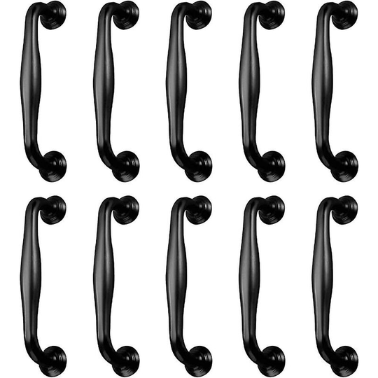 10 Pcs 128mm Furniture Handles Black Kitchen Handles Cabinet Handles Bar Handle