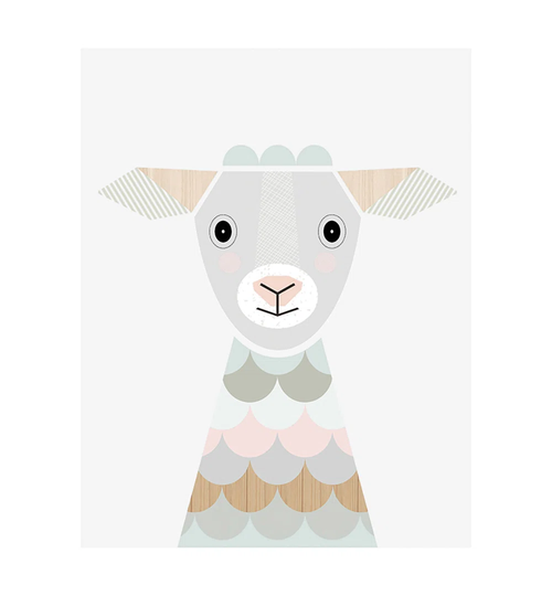 'Lamb' Painting on Wrapped Canvas