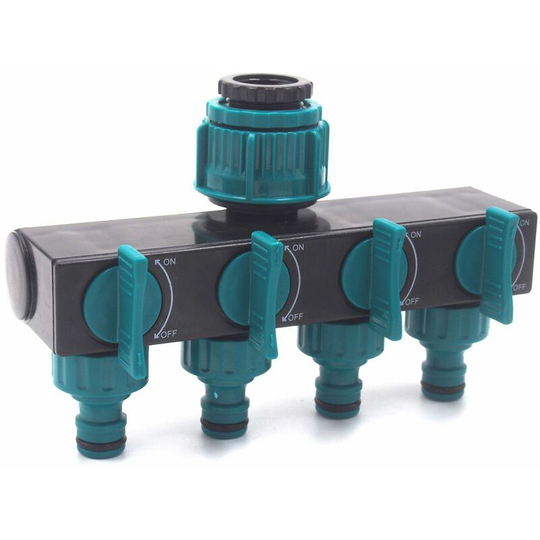 Garden trough, lawn maintenance, an inlet and output valve, valve inverter