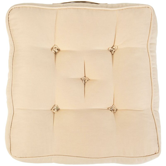 Armchair Booster Comfortable Living Room Cotton Cushion 4' Thick Seat Pad, Parchment - Loft 25