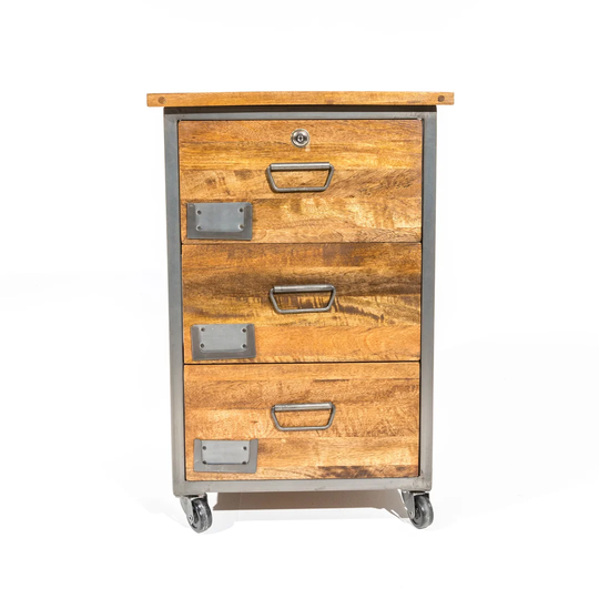 Harless 3 Drawer Filing Cabinet