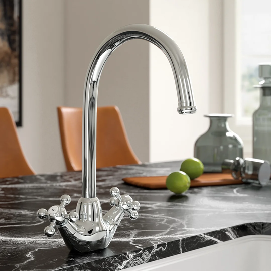 Kingsbury Double Handle Monobloc Mixer Tap