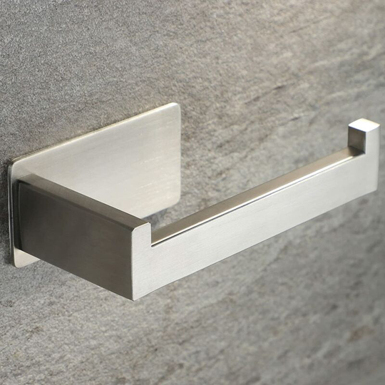 Toilet Paper Holder, Toilet Paper Holder Without Drilling Stainless Steel Toilet Roll Holder for Bathroom