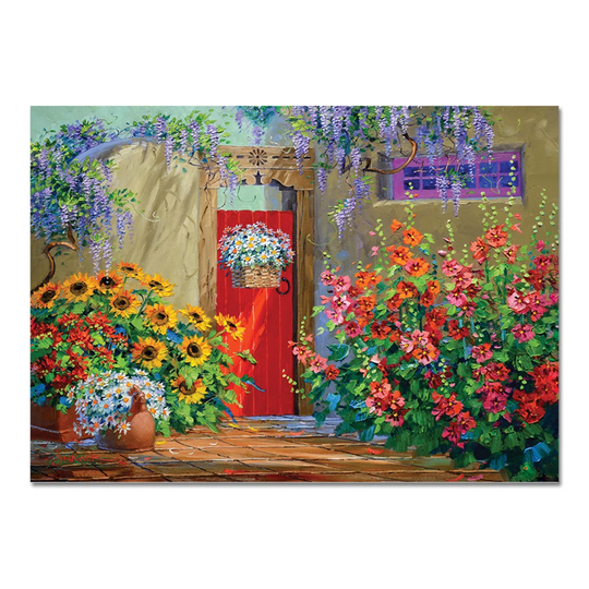 A Sun Explosion by Mikki Senkarik - Unframed Painting