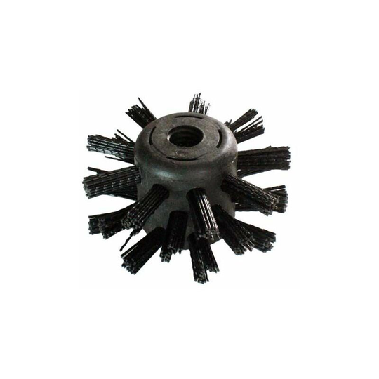 100mm Drain Brush Head Drain Rod Attachment Remove Blockages Cleans