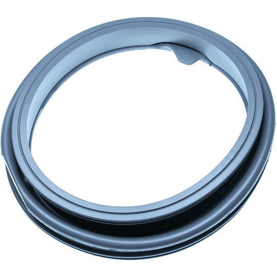 Door Seal compatible with Samsung WF1602YQY/YLP, WF1604YKE/XEN, WF1614ABW/XEG Washing Machine - Rubber, Diameter 40 cm, Grey - Vhbw
