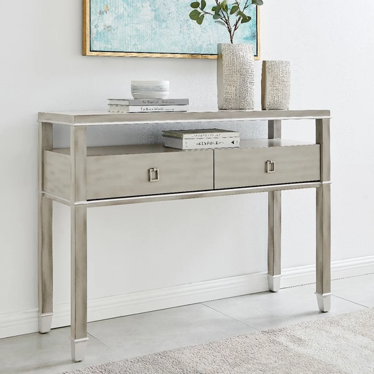 Monique 120Cm Solid Wood Console Table