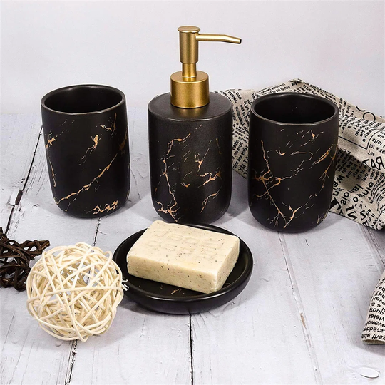Sevilla 4 Piece Bathroom Accessory Set