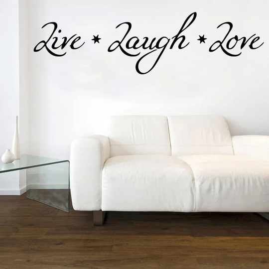 Live Laugh Love Design 1 Quote Wall Sticker