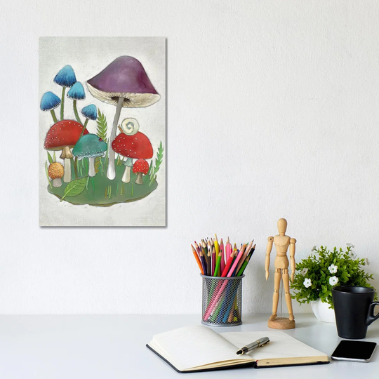 Mushroom Collection II by Chariklia Zarris - Wrapped Canvas Art Prints