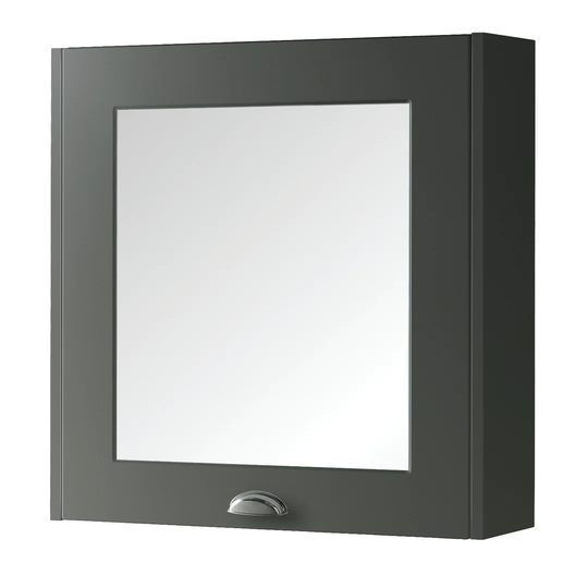 Astley 59.5cm x 60cm Surface Mount Mirror Cabinet