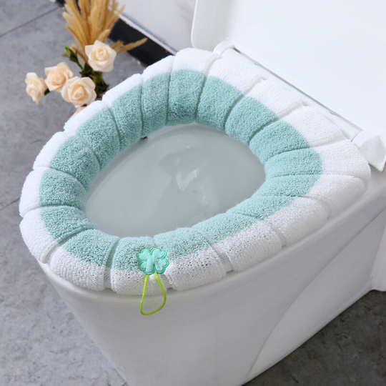 Bathroom Soft Toilet Cover Mat(Green)