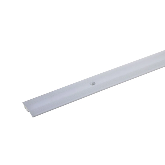 Abraheem Metal 0.7 cm Thick x 3 cm Wide x 100 cm Length Overlap Reducer in Silver