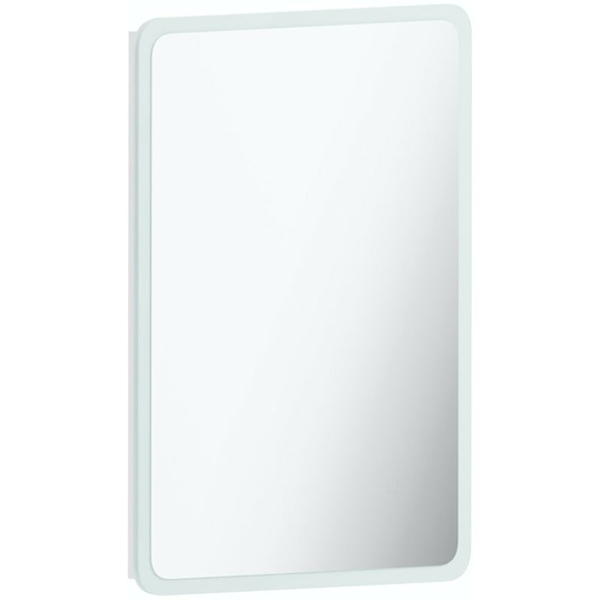 Mode - Mayne curved led illuminated mirror 500 x 700mm with demister - Silver