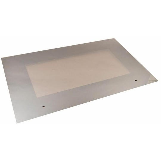 Main Oven Door Outer Glass (mirror) for Indesit Cookers and Ovens