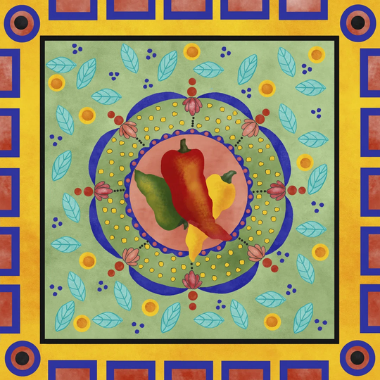 Spanish Peppers II by Jade Reynolds - Wrapped Canvas Graphic Art