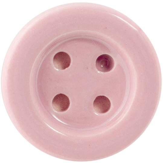 Ceramic Cabinet Knob - Pink Button - Nicola Spring