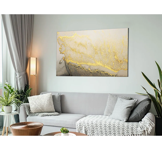 The Stone Glitter - Unframed Graphic Art on Metal