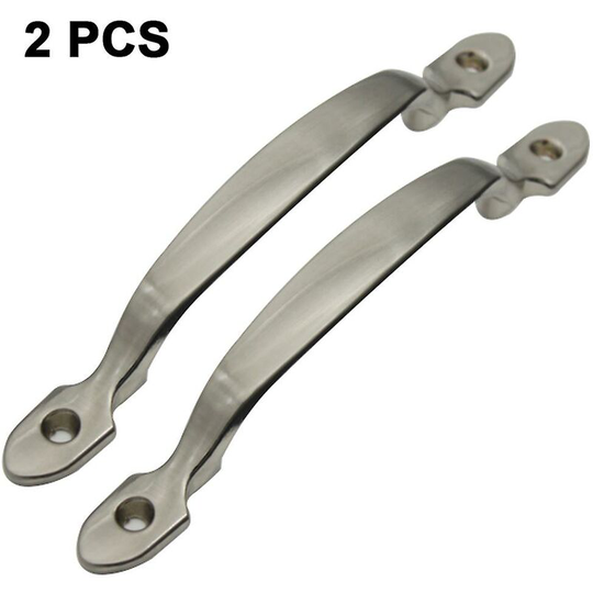 2 Pcs 158mm Pulls Door Pull Handle Metal Kitchen Cabinets Furniture Wardrobe Medicine Handle In Door Hardware Brushed Color