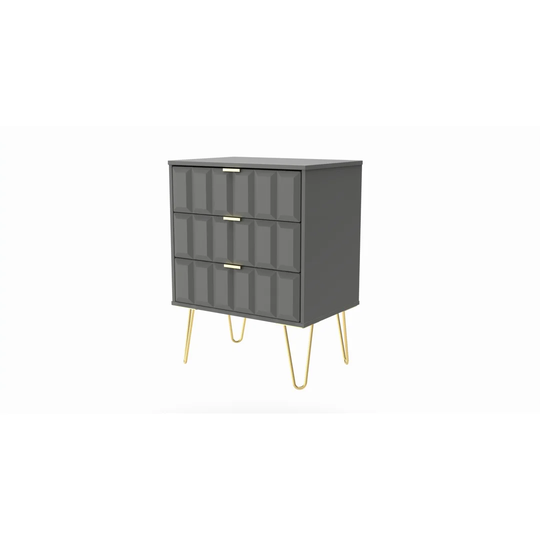 Pearsonville 3 Drawer 57.5Cm W Chest of Drawers
