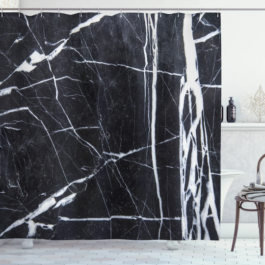 Benoite Polyester Shower Curtain Set