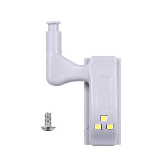 Led Sensor Hinge Light Lamp for Kitchen Cabinet Cupboard Closet Wardrobe White,model:White 1pcs