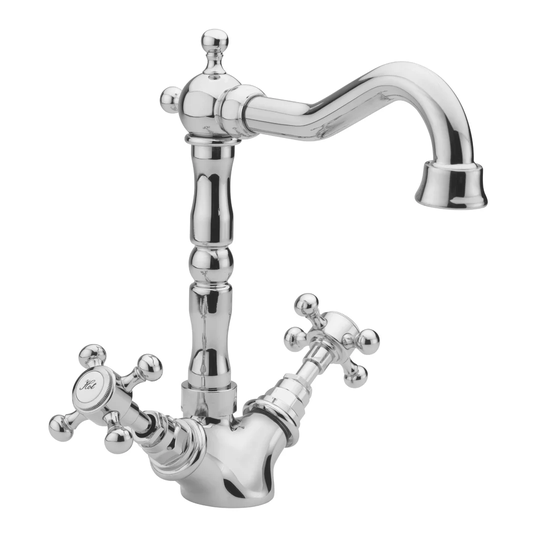 Allora Mono Basin Mixer With Clicker Waste Bronze Finish