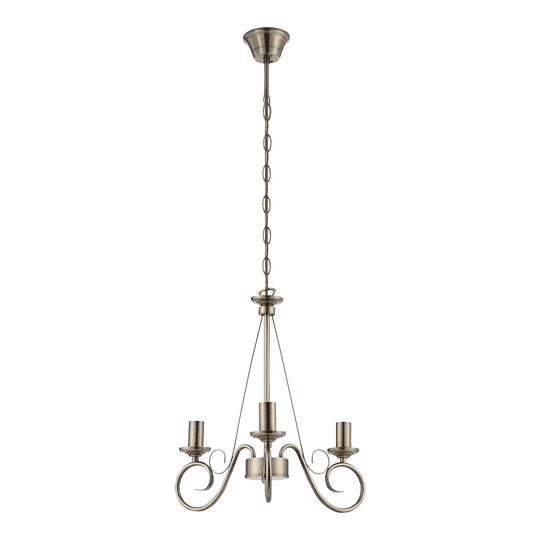 Truncatus 3-Light Candle Style Chandelier