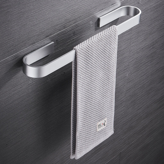 Bathroom towel holder without drilling stainless steel towel holder self-adhesive for bathroom and kitchen 40cm