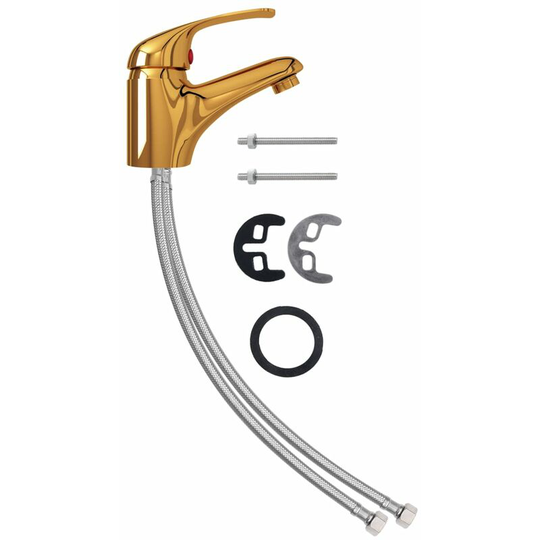 Vidaxl - Basin Mixer Tap Gold 13x10 cm Gold