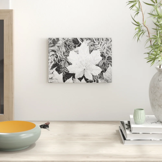 'Leaves' by Ansel Adams Graphic Art
