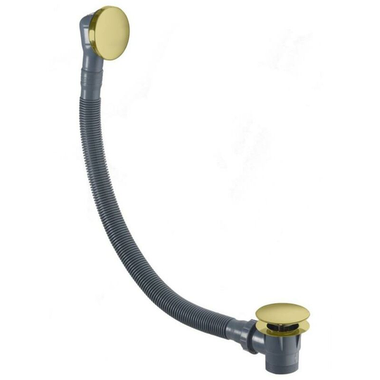 Flova - Levo Bath Clicker Waste - Brushed Brass - BB-CB1840 - Brushed Brass