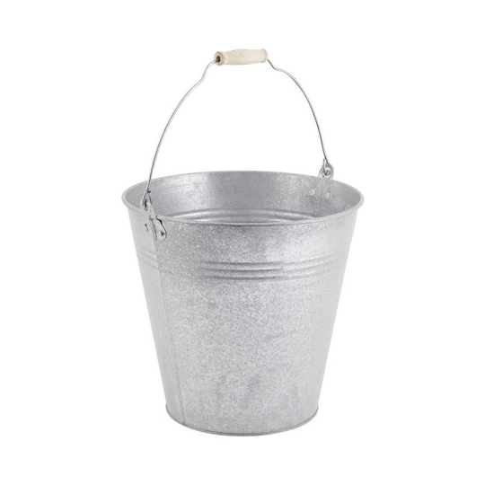 Frosted Zinc Metal Bucket
