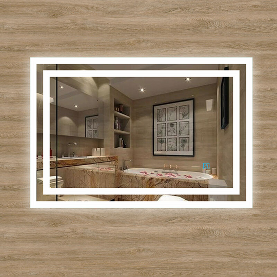1000x600 Illuminated Bathroom Mirror with led Lights,Wall Mounted,IP44,Vertical or Horizontal