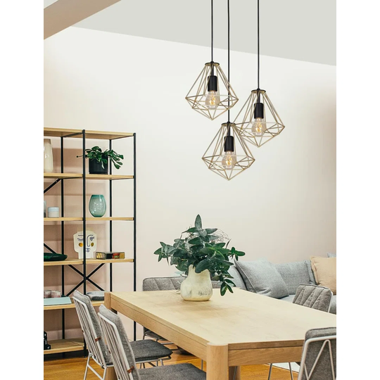 Aralyn 3-Light Geometric Pendant
