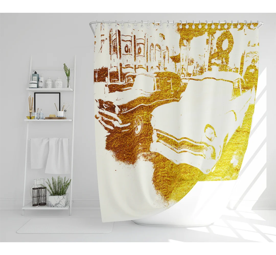Dimitrika Polyester Shower Curtain Set