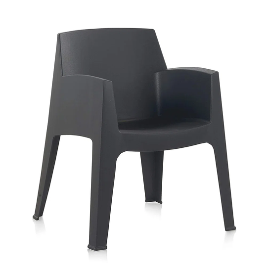 Ibiza Anthracite Colour Resin Armchair