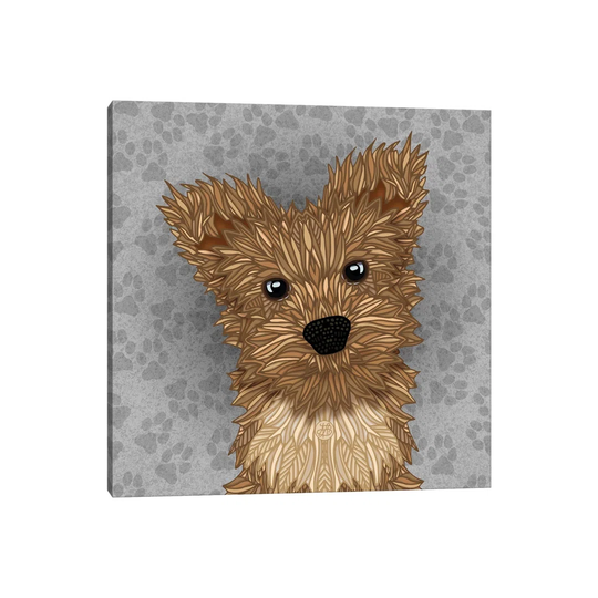 Huie Yorkie by Angelika Parker - Wrapped Canvas Graphic Art
