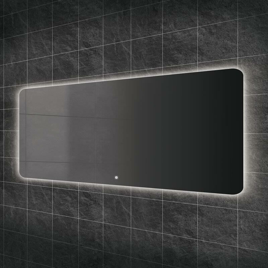 HIB - Ambience 140 led Steam Free Bathroom Mirror - 1400mm Wide - 79310000 - Clear