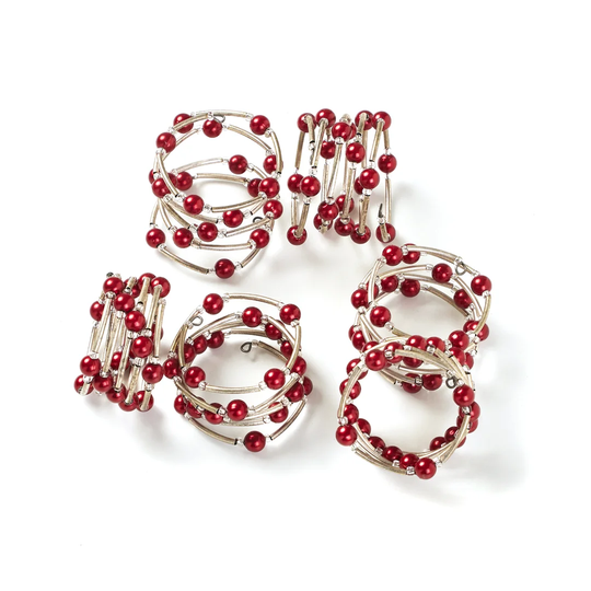 Handcrafted Bangle Style Beaded Napkin Ring