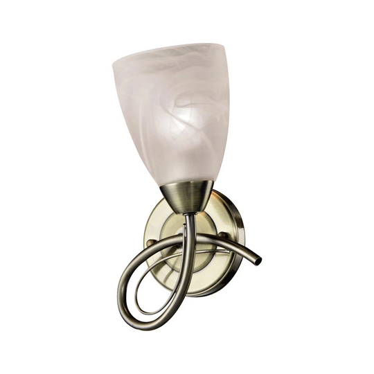 Adli 1 - Light Dimmable Gold Armed Sconce