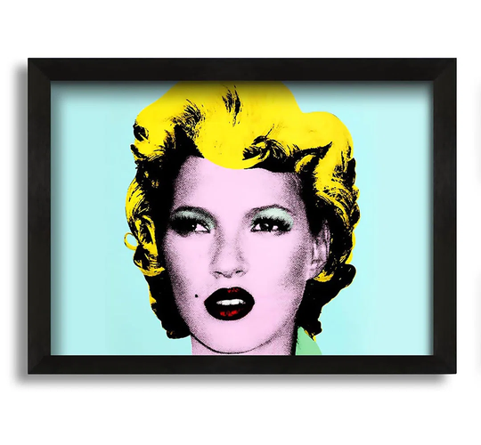 Kate Moss - Picture Frame Painting on Canvas