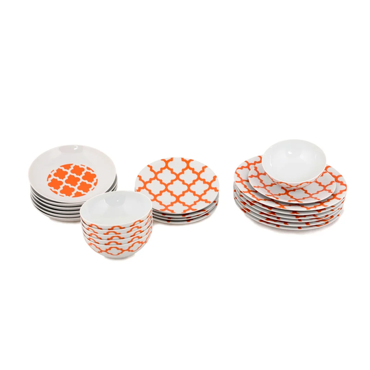 Orson 24 Piece Dinnerware Set, Service for 6