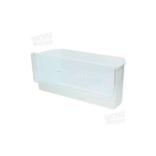 Ariston Hotpoint Indesit Fridge Freezer White Crisper Bin. Genuine Part Number c - White