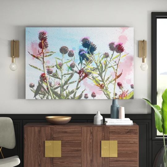 Reaching for the Sky by East Urban Home Graphic Art Wrapped on Canvas