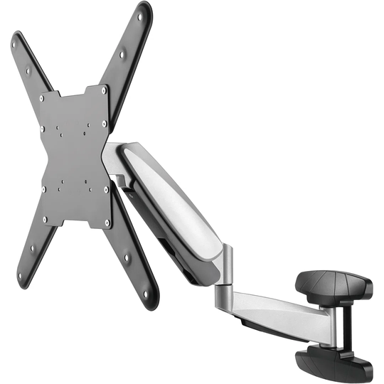 Abbagail Black Silver Extendable Multi Screen Wall Mount, Holds up to 30 kg