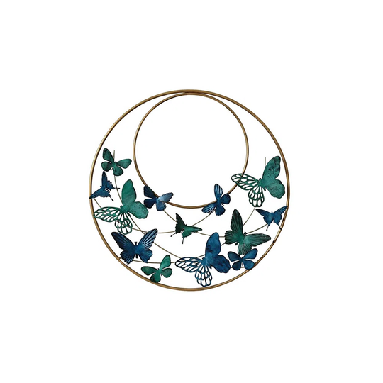 Butterflies in Circles Wall Décor