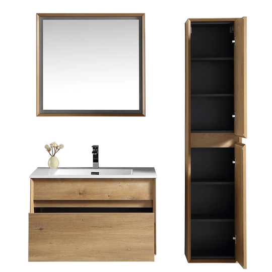 Georgeson 800mm Vanity and Mirror Set