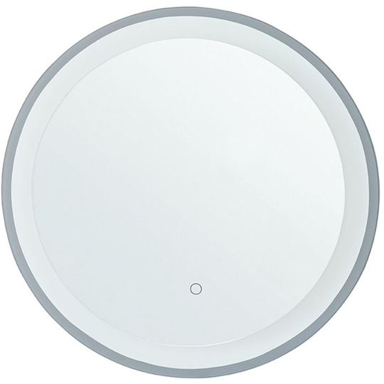 Hanging Round led Mirror Defogger Bathroom Accessories 58 cm Transparent Brinay - Silver